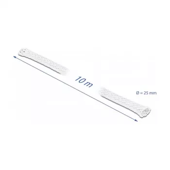 Pintas įvores DeLOCK 20806 10 m x 25 mm balta