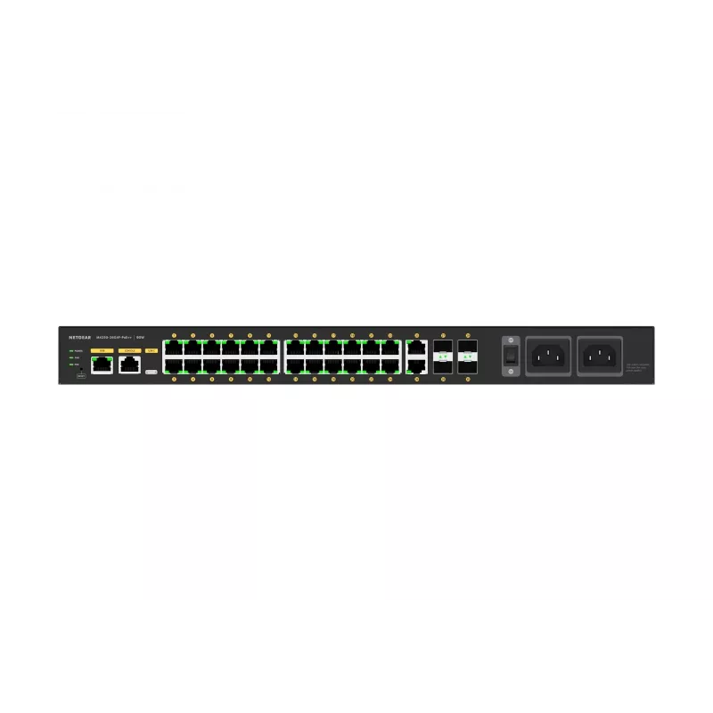 NETGEAR GSM4230UP Valdomas L2/L3 Gigabit Ethernet (10/100/1000) komutatorius su maitinimu per Ethernet (PoE) 1U Juodas