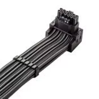 CableMod C-Series Pro Anschlusskabel Variante A 90° 16 kontaktų į 4×8 kontaktų PCIe anglies pluošto