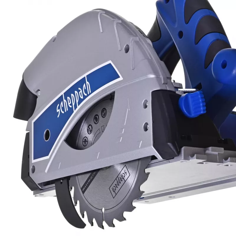 Diskinis pjūklas Scheppach PL55, 1200 W, 230 V, diskas Ø160 mm, 24T, pjovimo gylis 49,5 mm (90°), nuožulnus, medienai