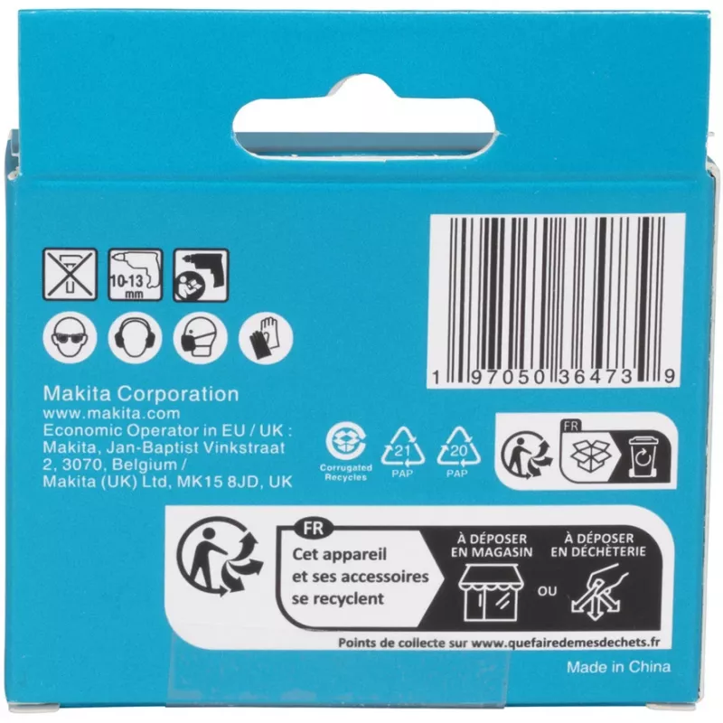 Grąžtų rinkinys Makita E-25410 stiklui ir plytelėms, 5 vnt.