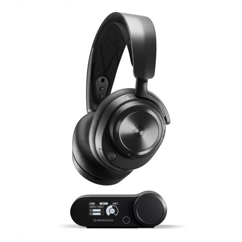 Steelseries Arctis Nova Pro Wireless ausinės galvos juosta Žaidimų Bluetooth juoda