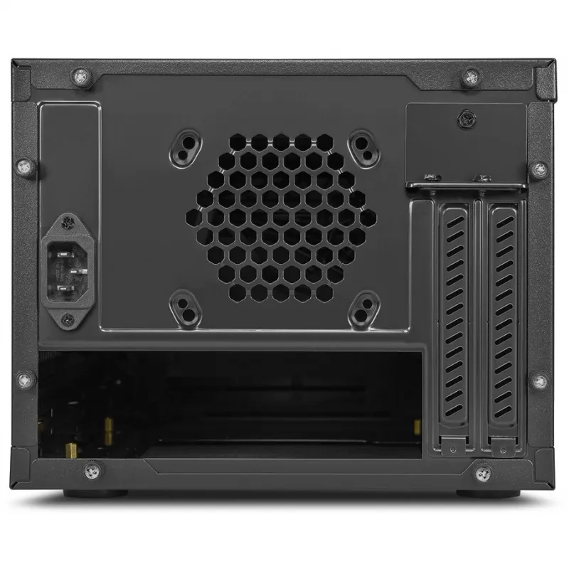PC korpusas Sharkoon SHARK ZONE C10 Mini-ITX, juoda, geltona