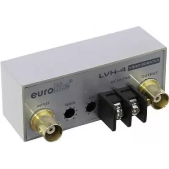 Signalo stiprintuvas EUROLITE LVH-4 (4 kanalai, iki 1000 m veikimo nuotolis)