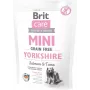 Sausas šunų maistas Brit Mini Adult Yorkshire 400 g — mažų veislių suaugusiems, lašišos skonio, 30 % baltymų, 19 % riebalų, 10 % drėgmės