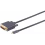 DVI-D USB Type-C kabelis ShiverPeaks BS10-58025 1m