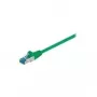 Wentronic Goobay CAT 6a komutacinis kabelis, S/FTP (PiMF), žalias, 1 m - LSZH be halogenų, varis (93681)