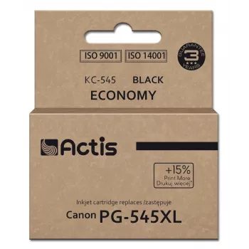 Actis KC-545 rašalas (pakaitalas Canon PG-545XL; Supreme; 15 ml; 207 puslapiai; juodas).