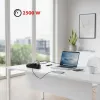 Maitinimo lizdų blokas MACLEAN MCE389 B — 6 lizdai, 4×USB-A + 1×USB-C, 110–240V, 2.1A, 2500W, 1.5 m laidas, juodas