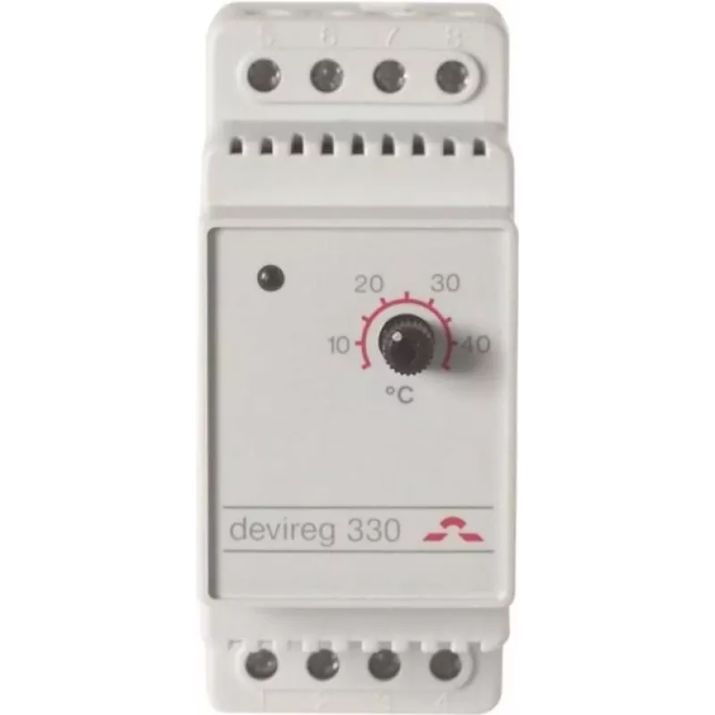 DEVI Elektr.Thermostat 15-45°C 140F1072 devireg 330 16A 230VAC 1-polio 2TE 140F1072 (140F1072)