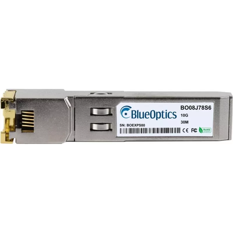 SFP+ siųstuvas-imtuvas BlueOptics PAN-L-SFP-PLUS-10GBASE-T, varinis RJ45 10GBASE-T, 30m, 0–70°C