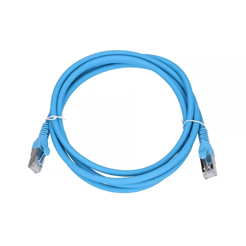 Extralink Cat.6A S/FTP LAN Patch Cord 2m, Copper tinklo kabelis Twisted Pair 10Gbit/s