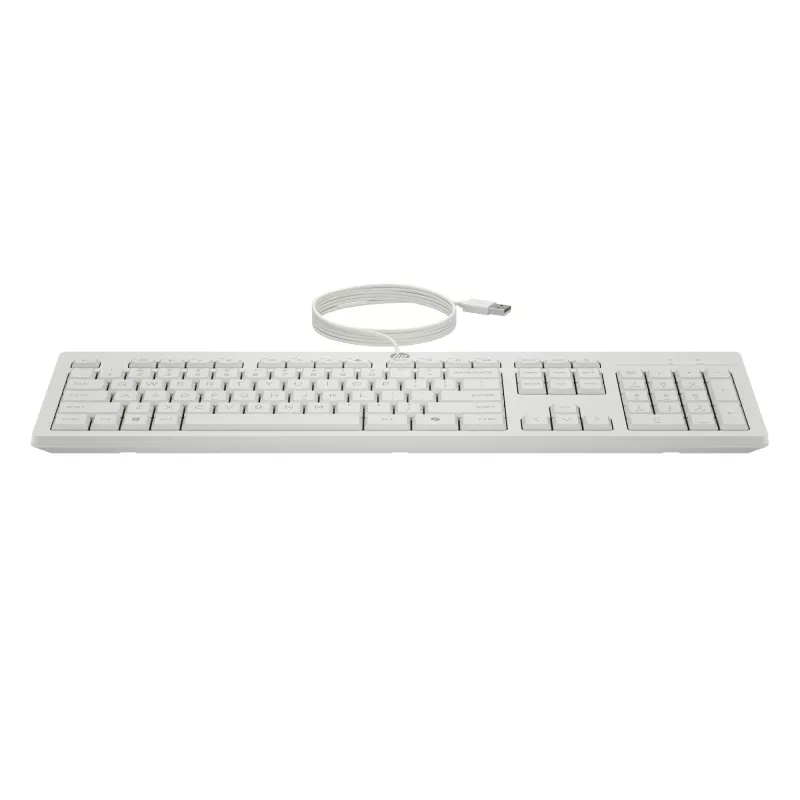 HP 225 G2 USB laidinis pelės ir klaviatūros rinkinys, Copilot klavišas – Cashmere balta – ESTŲ