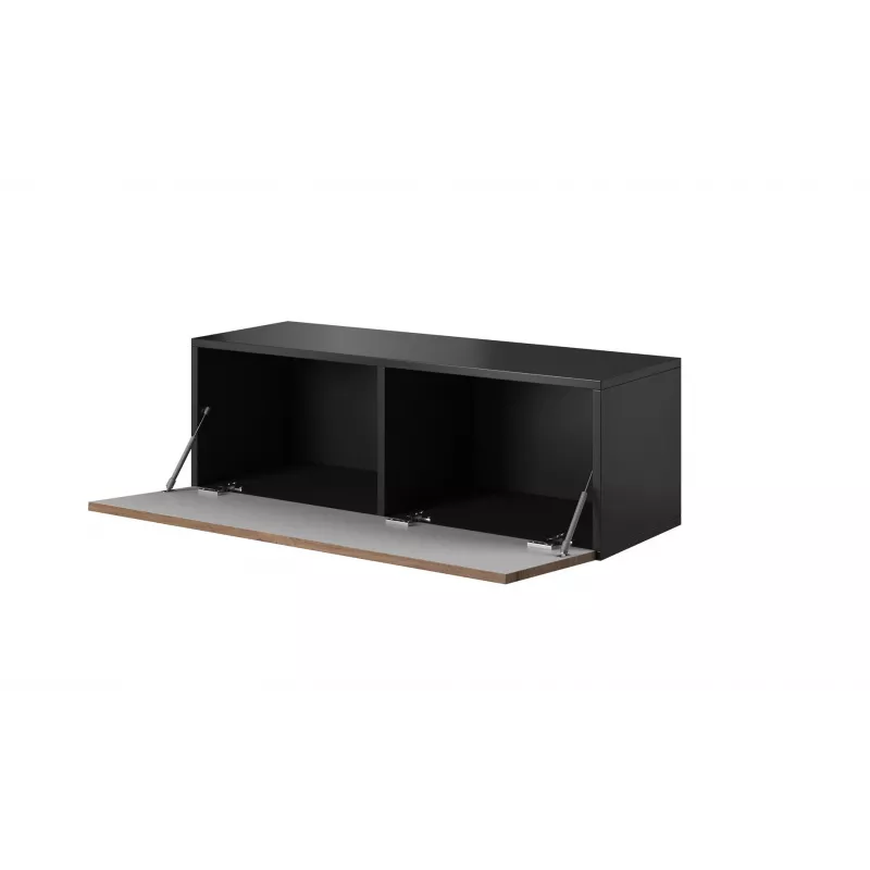 Cama living room furniture set ROCO 3 (2xRO3+2xRO4+2xRO1) Balta/Juoda/Balta