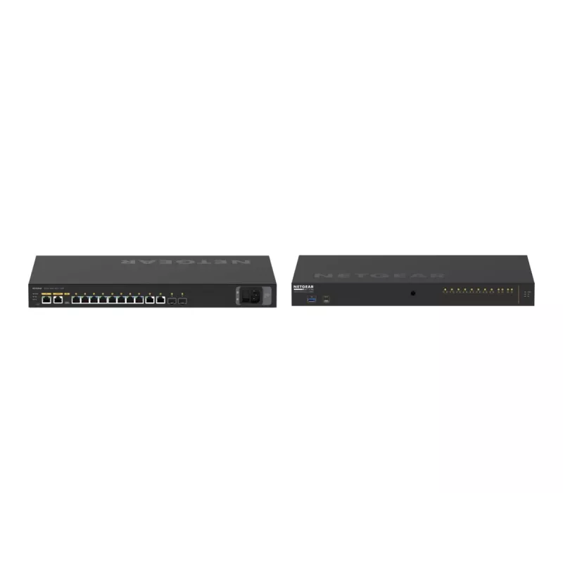 NETGEAR M4250-10G2XF-PoE++ valdomas L2/L3 Gigabit Ethernet (10/100/1000) maitinimas per Ethernet (PoE) 1U juoda