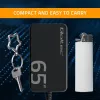 QOLTEC įkroviklis 65W GaN Super Fast plonas PD 5-20V 3.25A USB-C