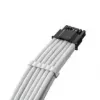 CableMod Universal Pro ModMesh 16 kontaktų į 16 kontaktų įmovinis kabelis StealthSense, 60 cm, baltas