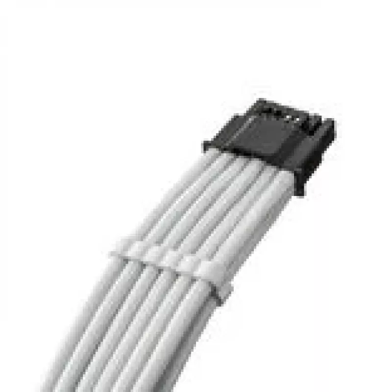 CableMod Universal Pro ModMesh 16 kontaktų į 16 kontaktų įmovinis kabelis StealthSense, 60 cm, baltas