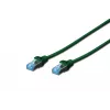 Tinklo kabelis Digitus CAT 5e SF/UTP 1m Žalias RJ-45