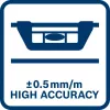 Bosch 1 600 A01 V3Z nivelyras 1,2 m aliuminis, juodas