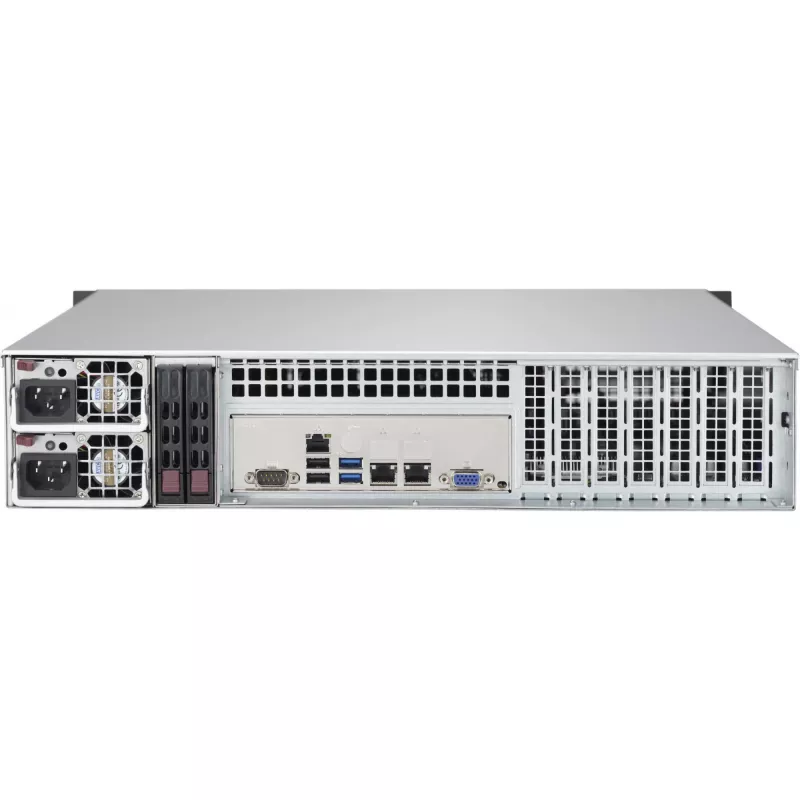 Serverio korpusas Supermicro CSE-825MBTQC-R802LPB stovo, juodas