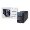 Qoltec Monolith nepertraukiamo maitinimo šaltinis (UPS) Dvigubos konversijos (Online) 0,45 kVA 240 W 2 AC lizdai