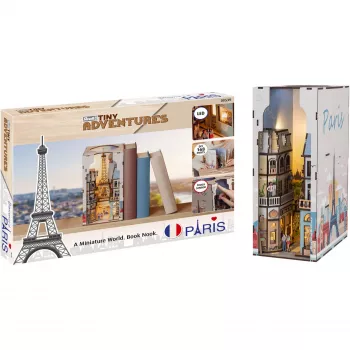 Dėlionės rinkinys REVELL Tiny Adventures „Paris“ — miniatiūrinis popierinis modelis, kūrybinis pomėgis