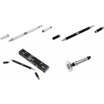 3-in-1 Stylus WEDO 261 7000 baltas — jutiklinis rašiklis, tušinukas, disko antgalis