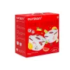 Dubens rinkinys OURSSON BS4781RC/DC apvalus keramikinis 3L baltas 2 vnt.
