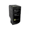Lexmark 74C20Y0 dažų kasetė 1000 puslapių Geltona