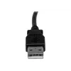 StarTech.com 3 m USB 2.0 A į stačiu kampu B laidas - vyriškas/vyriškas, 3 m, USB A, USB B, USB 2.0, juodas
