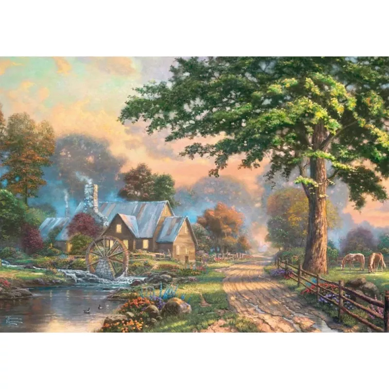 Medinis dėlionės galvosūkis Schmidt Spiele 59797 Thomas Kinkade Studios, 1000 medinių detalių