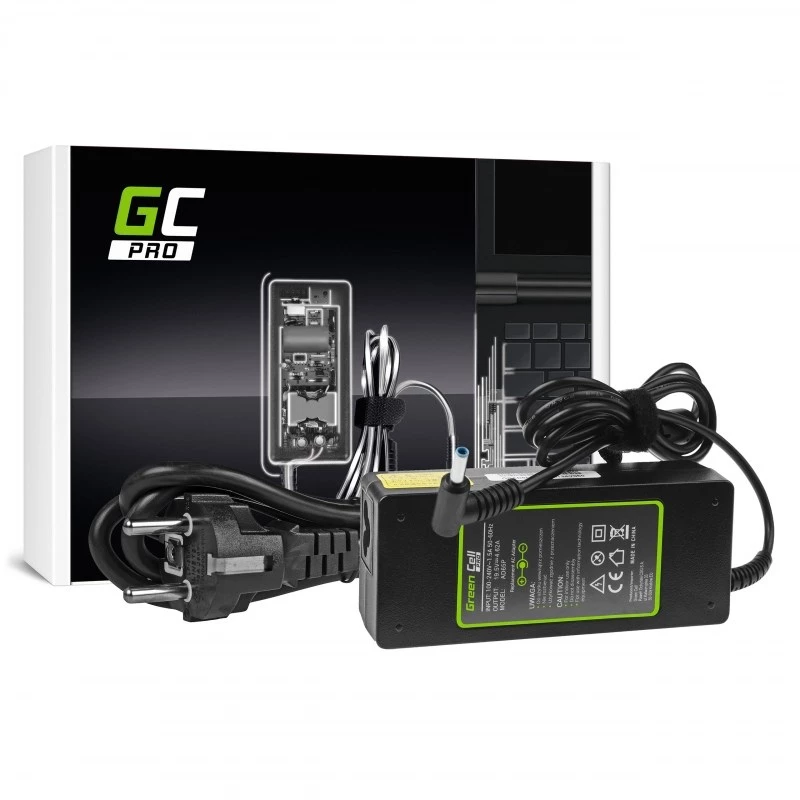 Green Cell AD65P maitinimo adapteris/keitiklis, naudojimui patalpose, 90 W, juodas