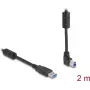 DeLOCK USB kabelis Type-A kištukas į Type-B kištuką 90° į viršų kampuotas 2 m