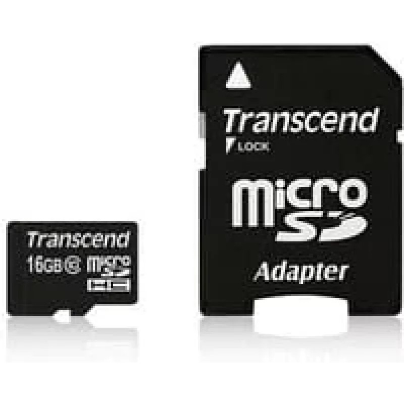 Flash atmintis Transcend 16GB MicroSDHC UHS-I TS16GUSDU1