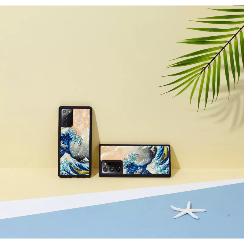 Apsauginis telefono dėklas iKins Samsung Galaxy Note 20 su Didžiosios bangos dizainu