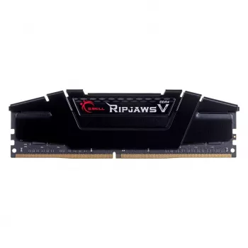 G.SKILL Ripjaws V Series (Intel XMP) DDR4 RAM 64GB (4x16GB) 3200MT/s CL16-18-18-38 1.35V stalinio kompiuterio atmintis UDIMM - juoda (F4-3200C16Q-64GVK)