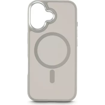 Apsauginis hibridinis dėklas White Diamonds, skirtas Apple iPhone 17 — smėlio spalva