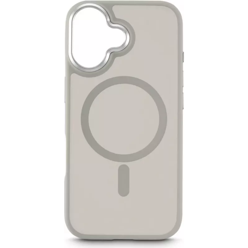 Apsauginis hibridinis dėklas White Diamonds, skirtas Apple iPhone 17 — smėlio spalva