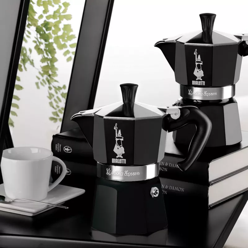 Bialetti Moka Express Moka puodas juodas