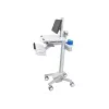 Multimedijos vežimėlis Ergotron StyleView EMR su LCD pasukimo mechanizmu