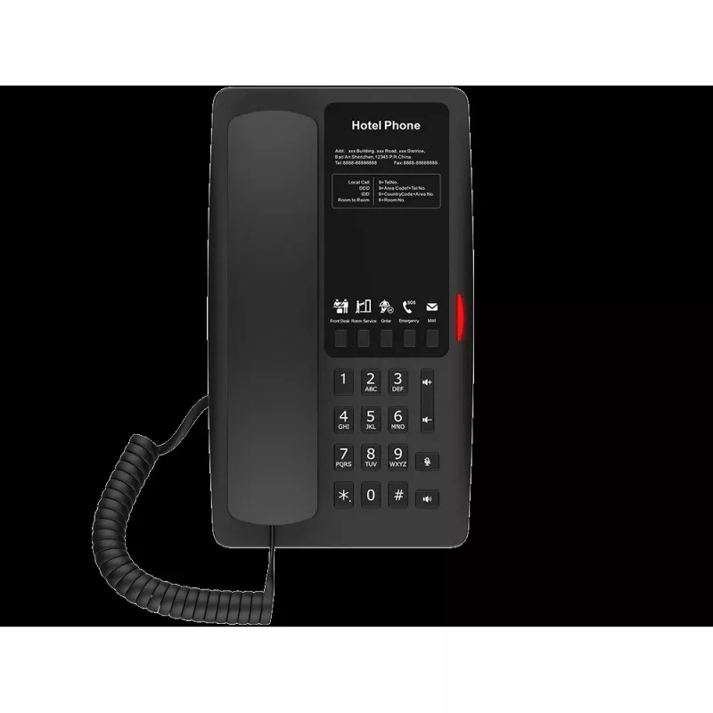 IP telefonas Fanvil H4W-Juoda — HD garsas, Wi‑Fi palaikymas