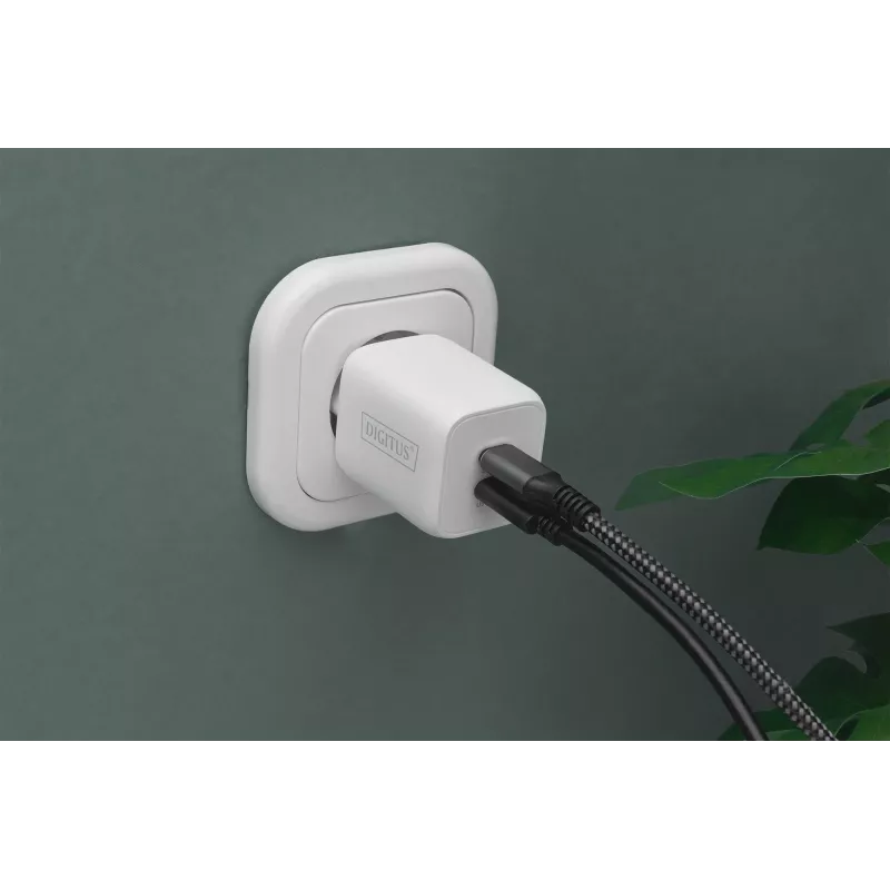 Digitus USB-C Charger. 2-port. 65W GaN