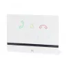 Domofono vidinis skydelis 2N Indoor Talk baltas — laidinis, grūdintas stiklas, montuojamas ant sienos, 185×128×48,2 mm