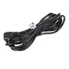 Akyga AK-PC-05C maitinimo kabelis, CEE 7/7 į IEC C13, varinis 3 x 1 mm², 5 m, juodas