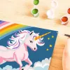 „Ravensburger CreArt“ piešimo pagal skaičius rinkinys „Rožinis vienaragis“