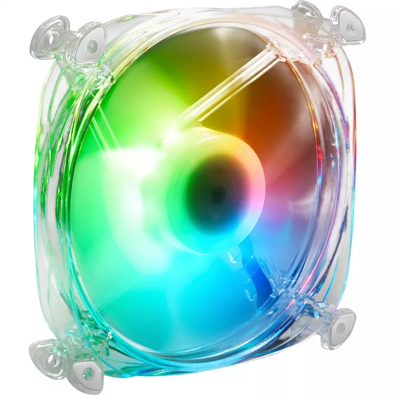 Fan Sharkoon Shark Disc PWM 12 cm Transparent 400-1400 RPM 82.35 m³/h