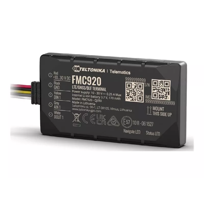 GPS sekimo įrenginys Teltonika FMC920 4G LTE CAT 1 0,128 GB juodas