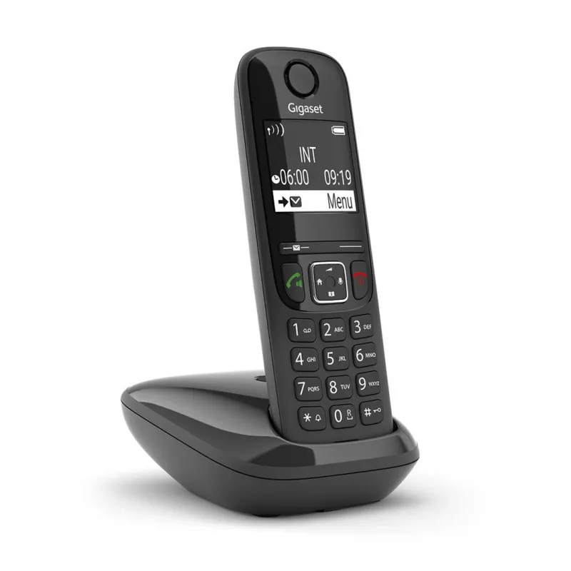 Analoginis / DECT telefonas Gigaset AS690 Skambintojo ID Belaidis ragelis Juoda