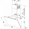 Sieninis kamininis gartraukis MAAN Vertical Glass 60 Juoda, stiklas/plienas, 595 mm, 135–320 m³/h, elektroninis valdymas